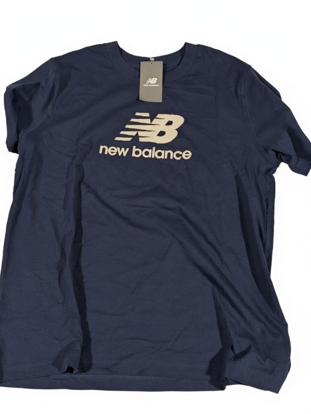 New Balance Navy Logo Tee